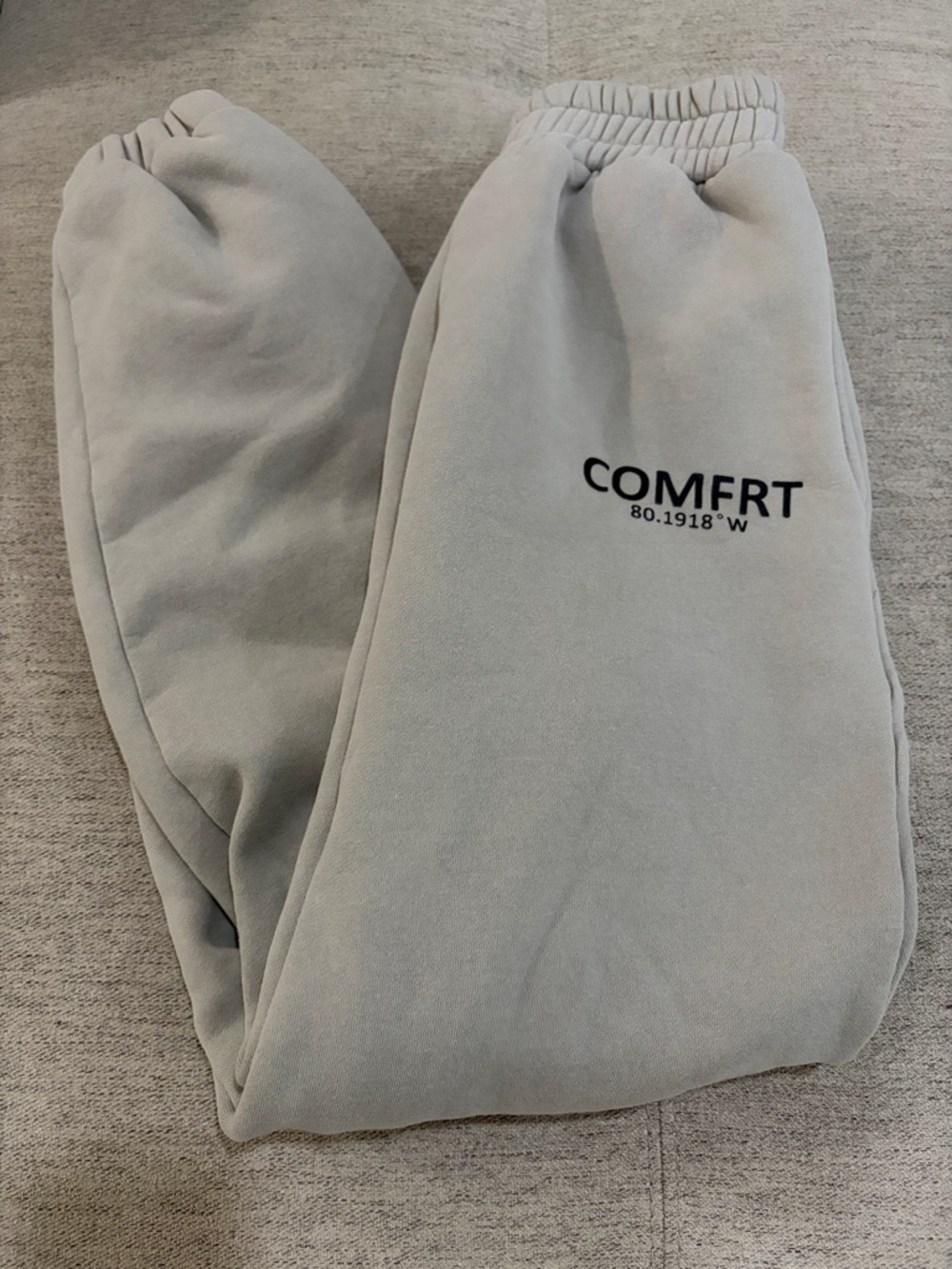 COMFRT Coordinate Sweatpants in Stone Size S - Picture 4 of 9